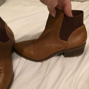 Brown booties